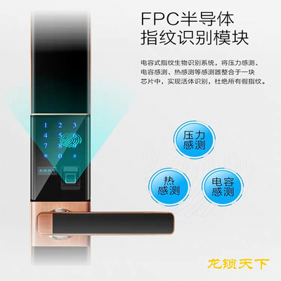 智能家居新體驗(yàn) 龍鎖天下Z12紅古銅智能指紋密碼防盜門(mén)鎖與碎脂機(jī)的完美結(jié)合